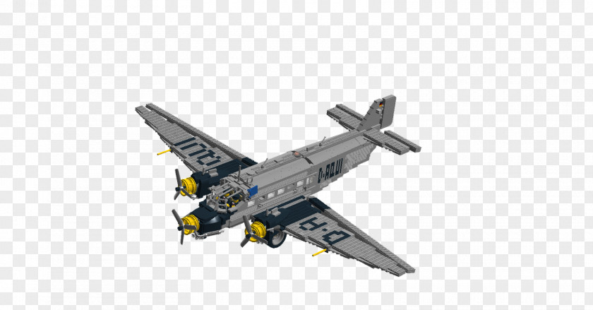 Aircraft Junkers Ju 52/3m D-AQUI Fighter Airplane PNG