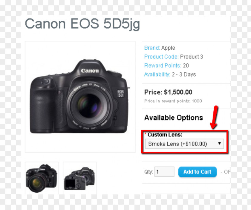 Camera Canon EOS 5D Mark II EOS-1D EOS-1Ds PNG