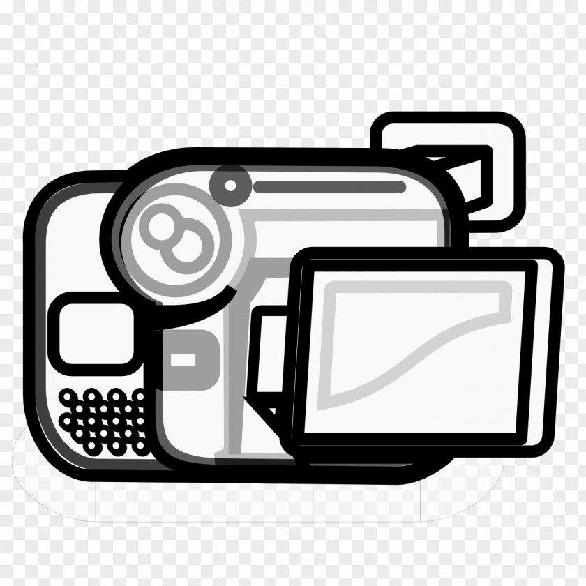 Camera Clipart Black And White Telephony Pattern PNG