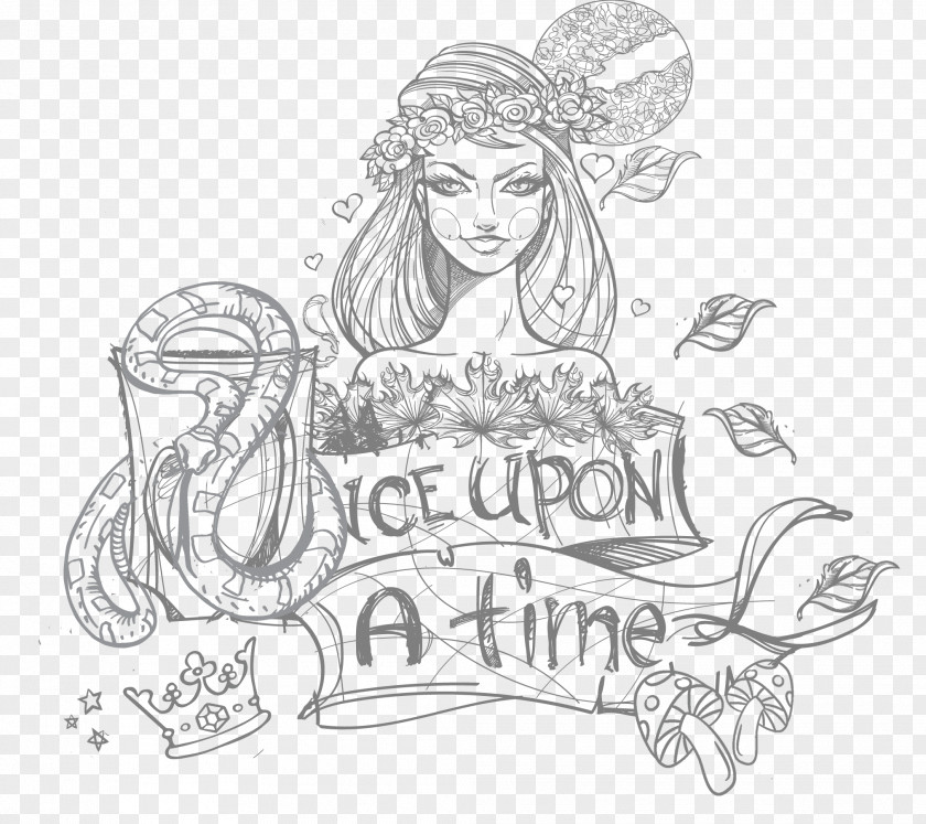 Fairy Black And White Clip Art Sketch Drawing Line PNG