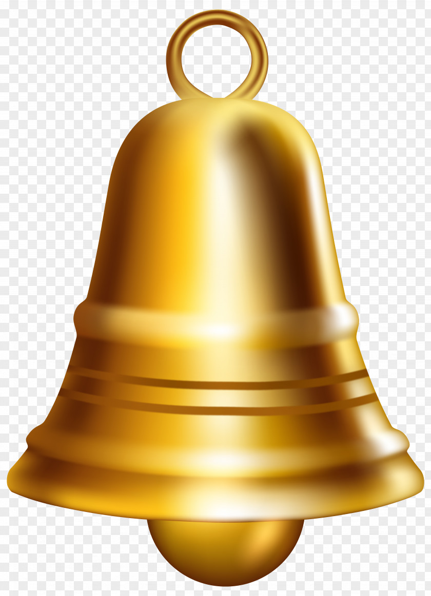 Golden Bell Clip Art Image PNG