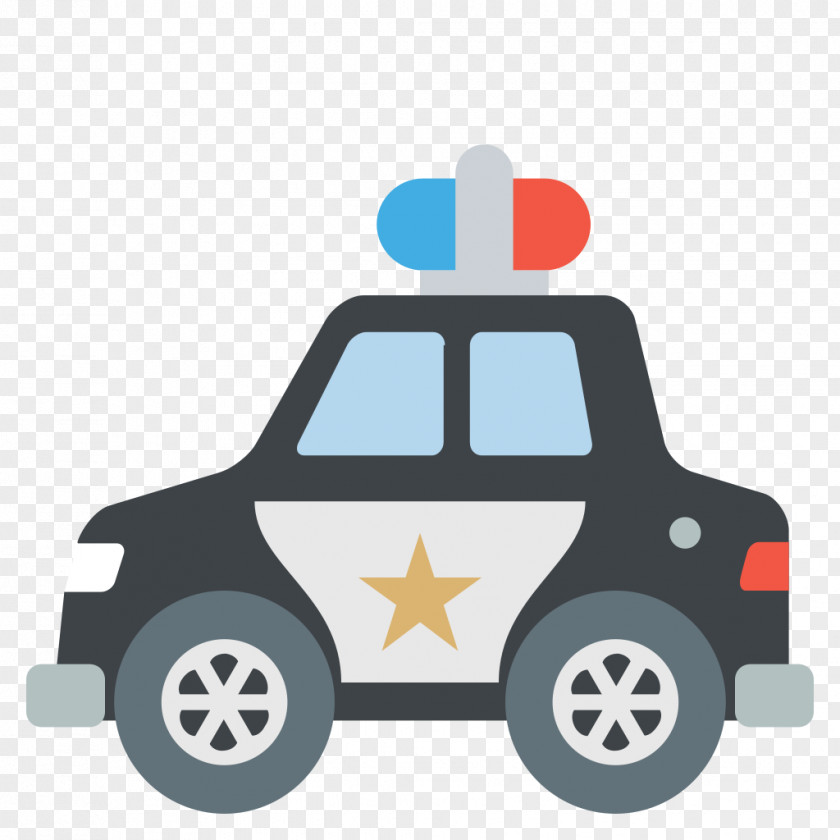 Police Car Emoji SMS PNG