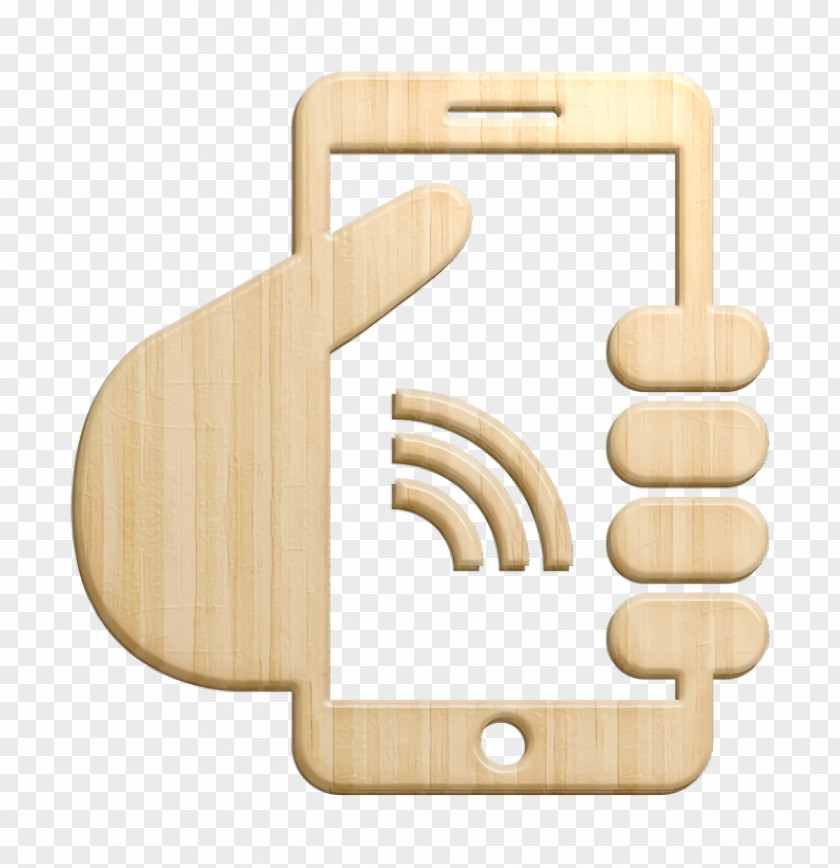 Thumb Symbol Hand Icon Tools And Utensils Smartphone With Internet Connection PNG