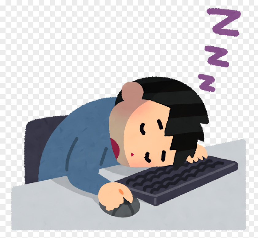 Cartoon Nap Pianist PNG