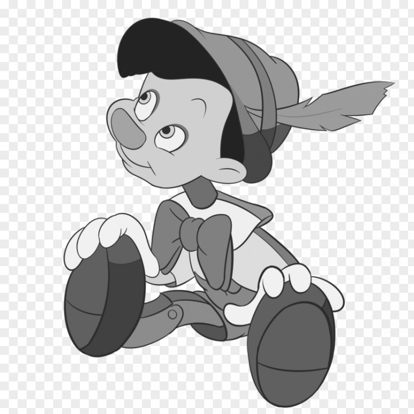 Pinocchio Jiminy Cricket Black And White The Walt Disney Company When You Wish Upon A Star Animation PNG