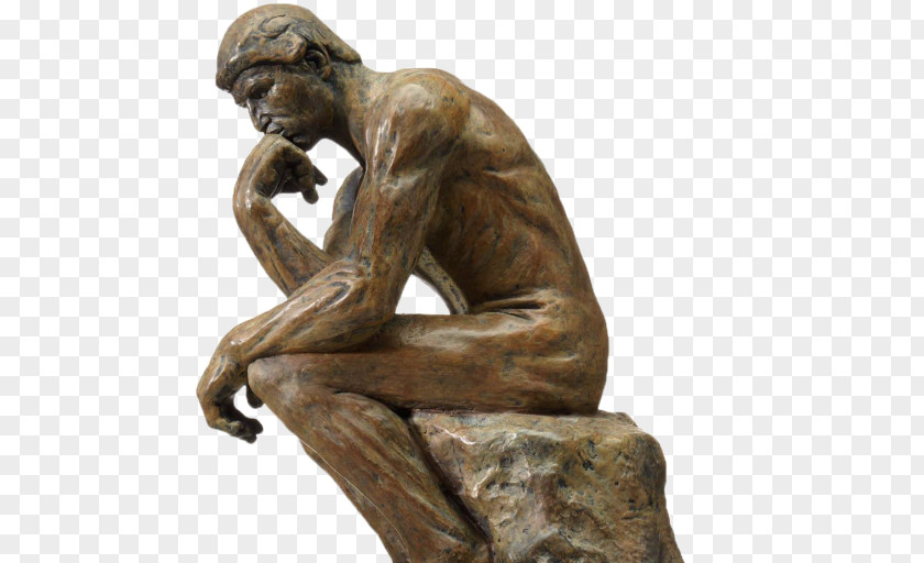 The Thinker Stone Sculpture Statue PNG
