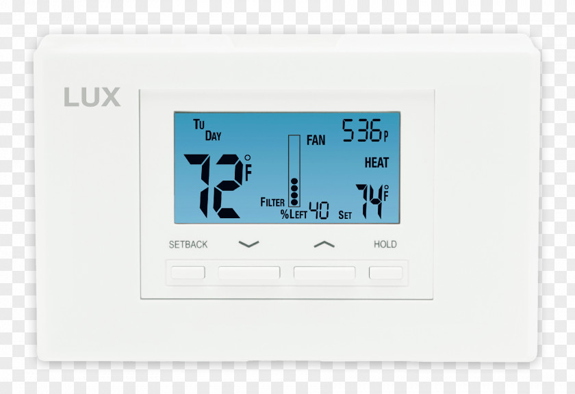 Thermostat Programmable Lux P621U TX1500U Product PNG