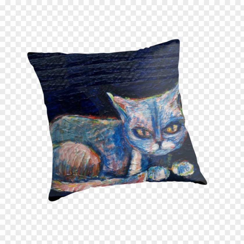 Cat Whiskers Throw Pillows Cushion PNG