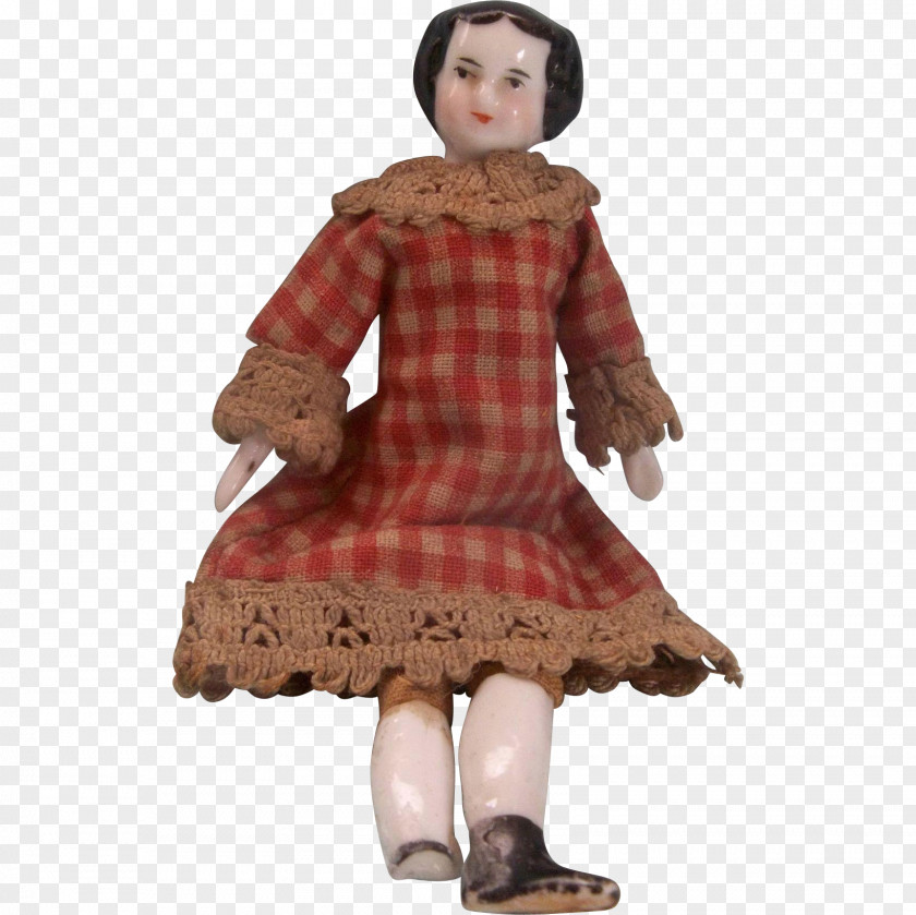 Doll Tartan Costume Design Pattern PNG