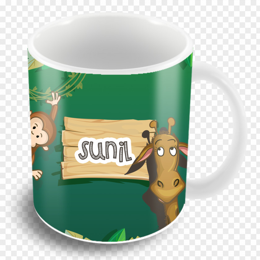 Mug Coffee Cup Jungle The Typo Store PNG
