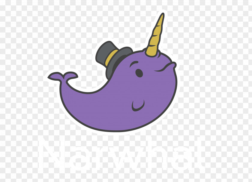 Narwhal Cartoon Clip Art PNG
