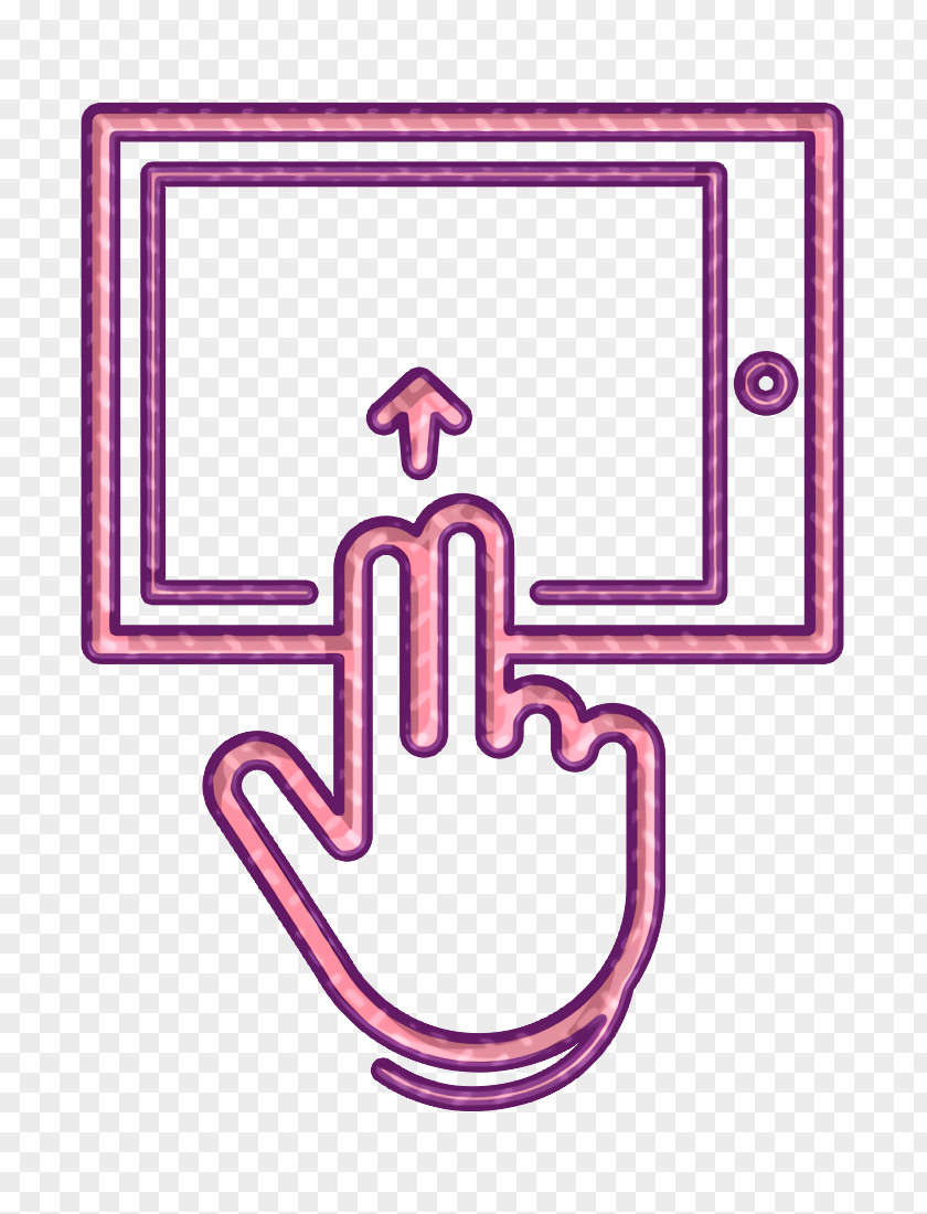 Symbol Meter Finger Icon PNG