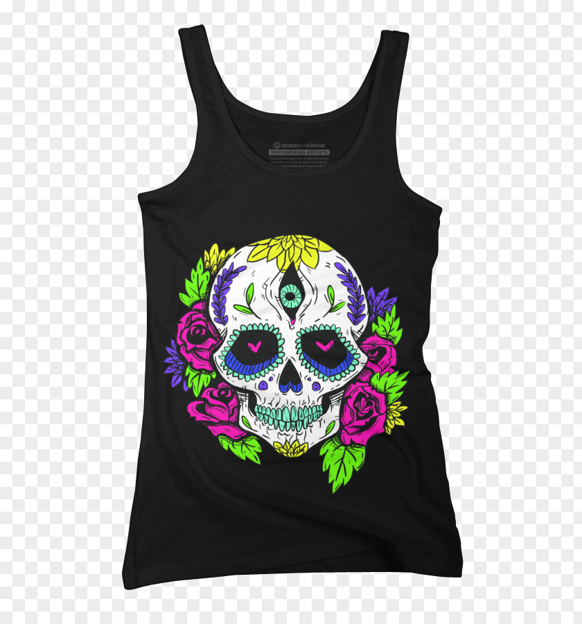 T-shirt La Calavera Catrina Day Of The Dead Skull PNG