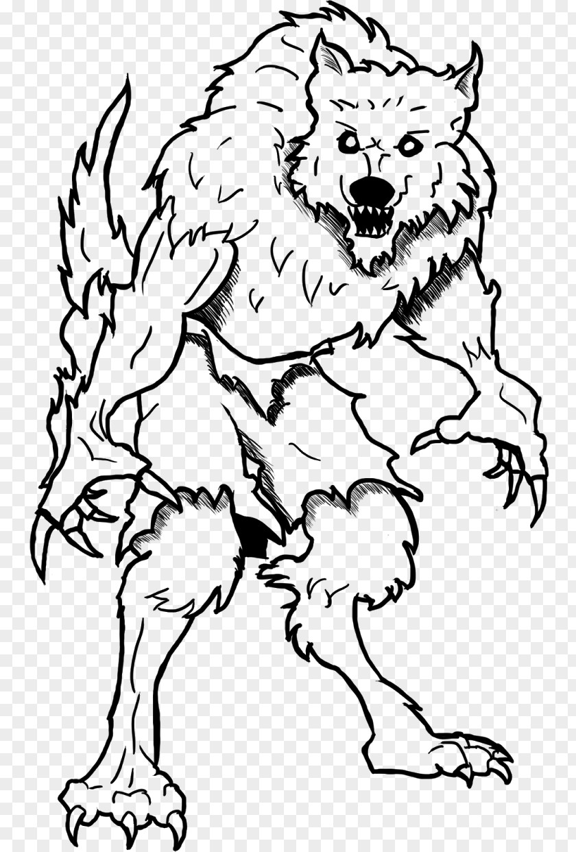 Werewolf The Of Fever Swamp Coloring Book Adult This Is Monster PNG