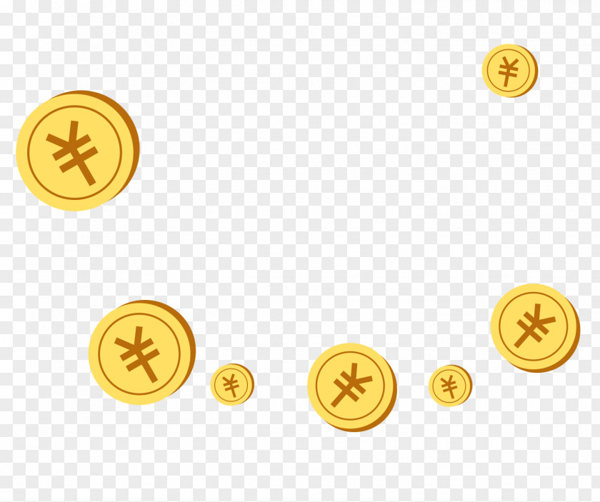 Cartoon Gold Coins PNG