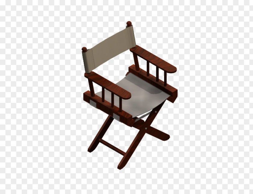 Director Chair Folding Wood Garden Furniture PNG