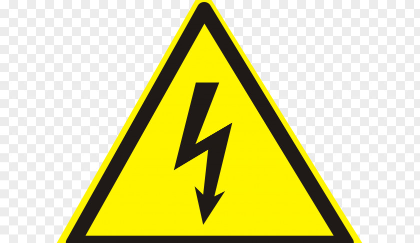 High Voltage Warning Sign Hazard Safety PNG