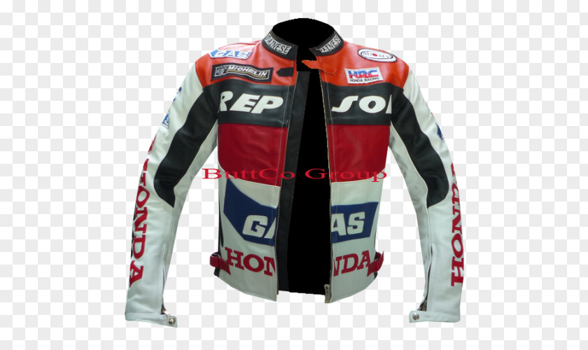 Honda Leather Jacket Clothing Motorcycle PNG