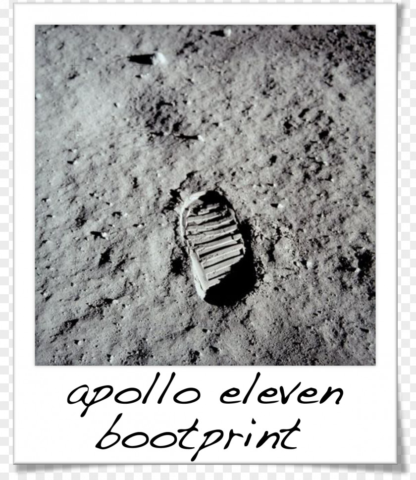 Moon Apollo 11 Program Landing Footprint PNG