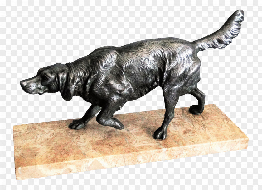 Dog Bronze Sculpture PNG