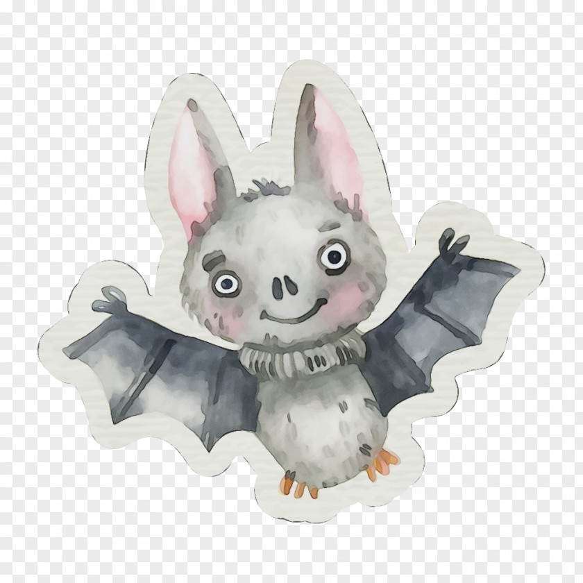 Fictional Character Rabbit Cartoon Bat PNG