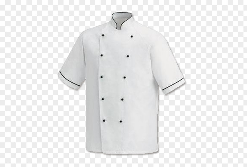 Jacket Chef's Uniform Sleeve Collar PNG