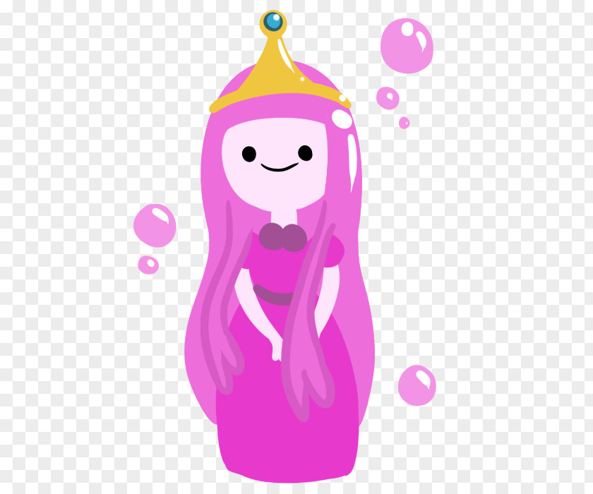 Princess Bubblegum Pink M Character Clip Art PNG