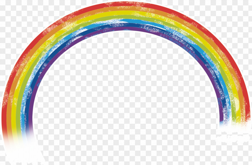 Rainbow Arc Circle PNG