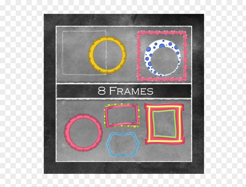 Circle Picture Frames Brand Pattern PNG
