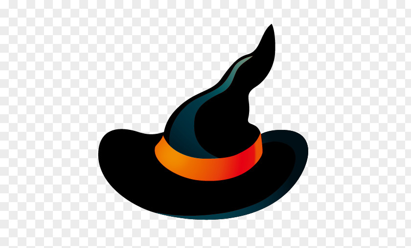 Halloween Design Elements Witch Hat Costume PNG