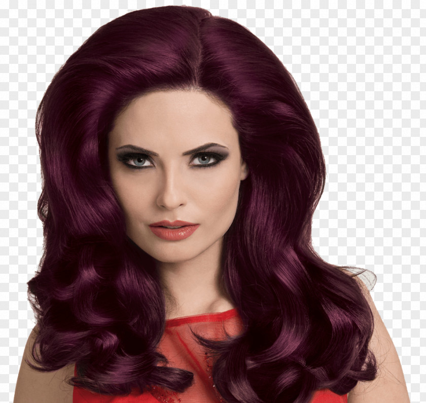 Marsala Hair Coloring Violet Staining PNG