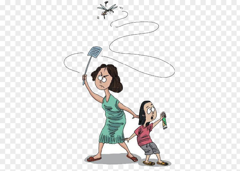 Mother And Daughter Playing Flies Fly Animation PNG