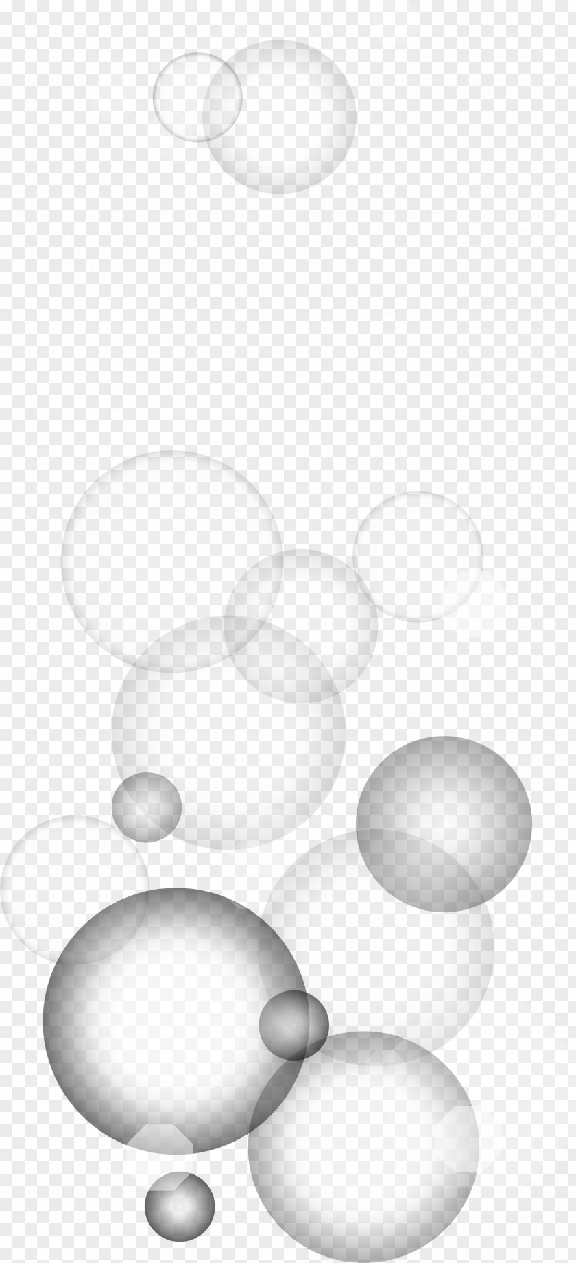 White Dream Bubbles Light Floating Bubble PNG