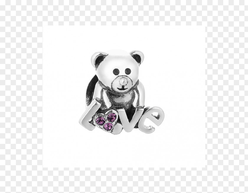 Bear Hug Gift Valentine's Day Silver Love Jewellery PNG