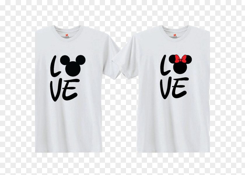 T-shirt Mickey Mouse Minnie Sleeve PNG