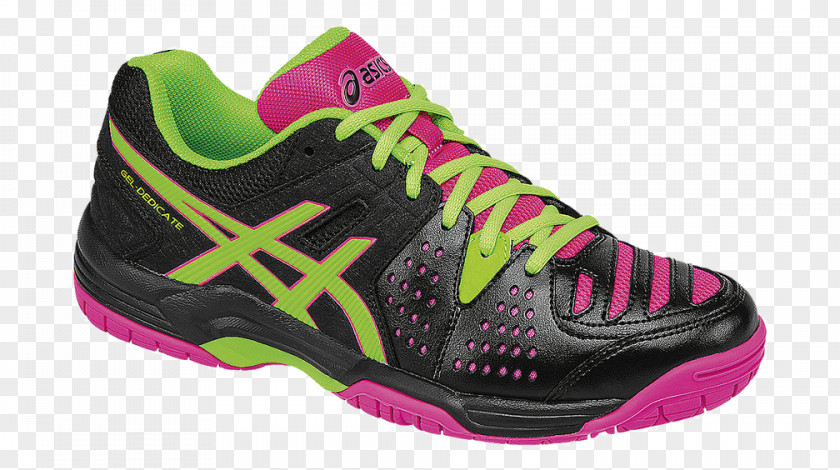 White Pink Tennis Shoes For Women Asics Gel-Dedicate 4 Sports Gt 1000 3 T4K8N3901 Running PNG