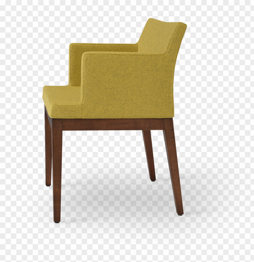 Wooden Chair Armrest Garden Furniture PNG