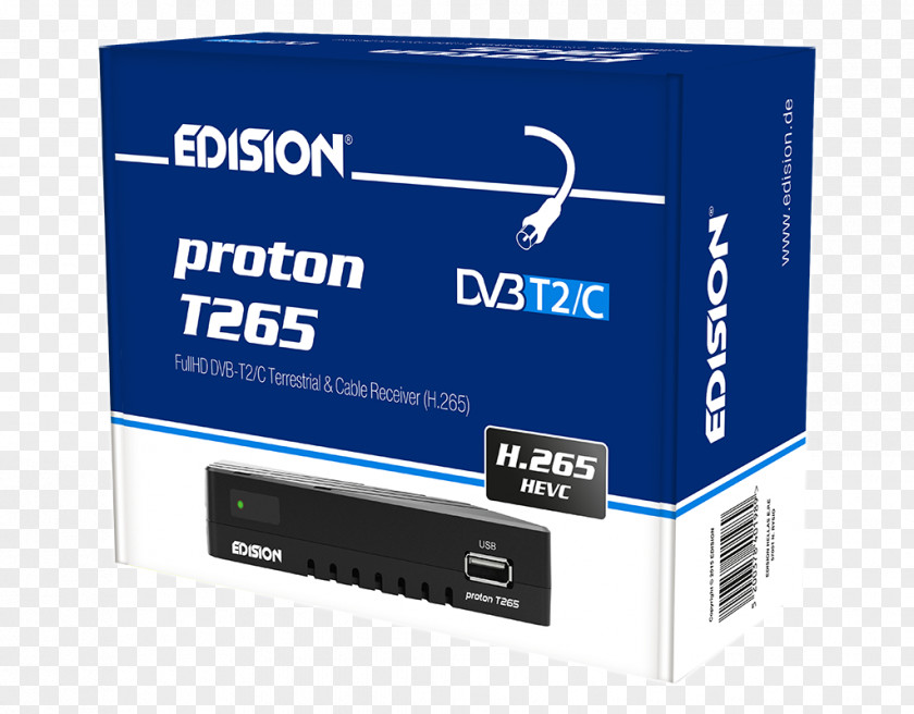 Proton DVB-T2 Electronics Accessory Digital Video Broadcasting Set-top Box Television PNG
