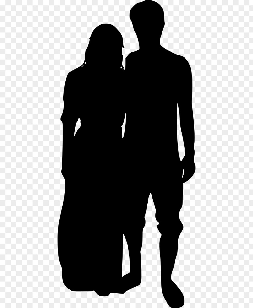Sitting Couple Silhouette Clip Art PNG