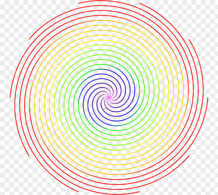 Spiral Circle Point Font PNG
