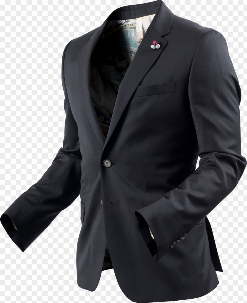 Low Collar Tuxedo M. Black M PNG