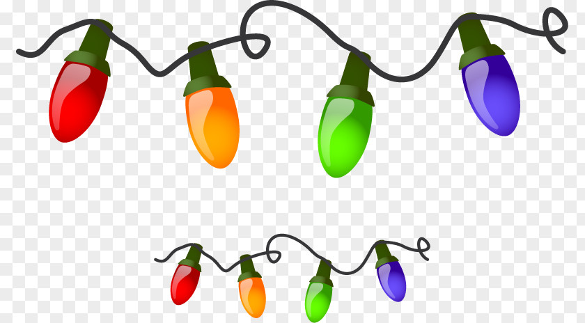 Free Christmas Lights Clipart Clip Art PNG