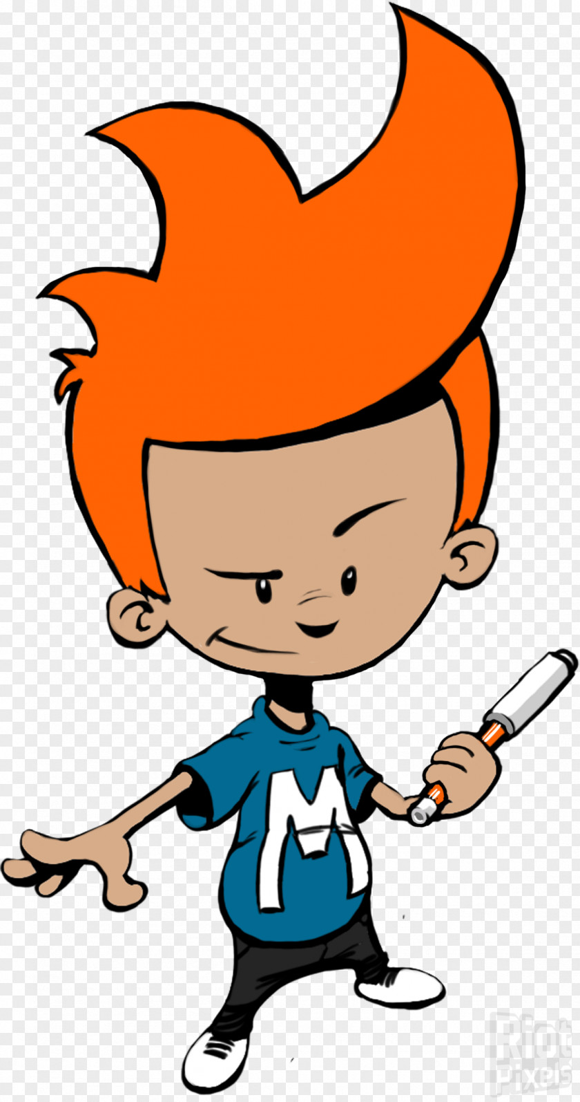 Line Max & The Magic Marker Cartoon Clip Art PNG