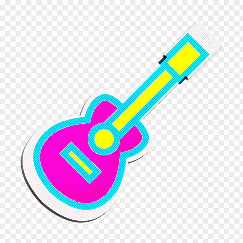 Logo Musical Instrument Guitar Icon PNG