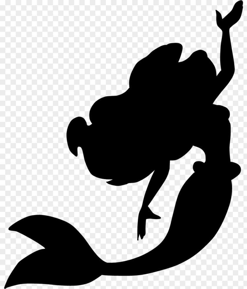 Mermaid Ariel Silhouette Disney Princess Part Of Your World Clip Art PNG