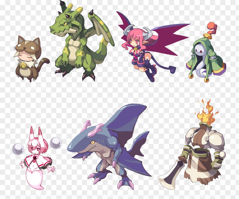 Disgaea D2: A Brighter Darkness 2 3 4 Nippon Ichi Software PNG