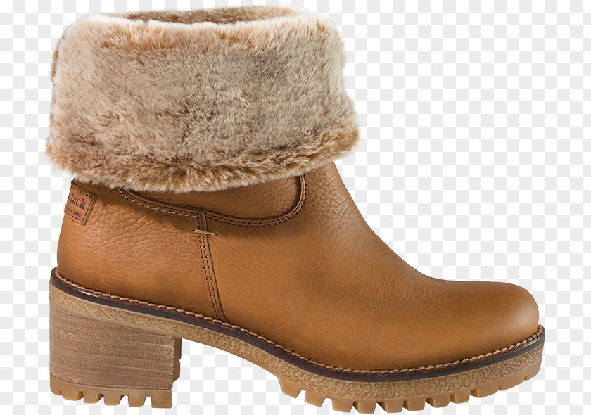 Leather And Fur Boot Shoe PNG