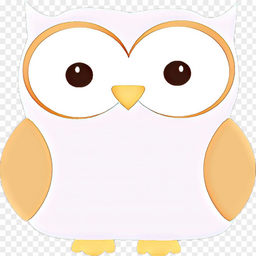 Owl Cartoon Yellow Bird Animal Figure PNG