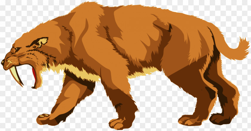 Tiger Saber-toothed Felidae Cat Clip Art PNG