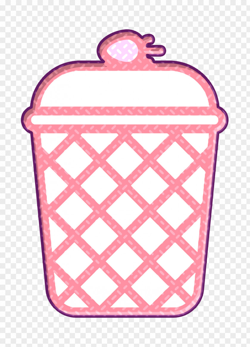 Waffle Icon Ice Cream Cup PNG
